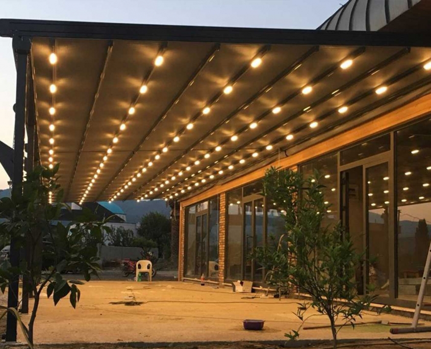 Karaburun Tente Pergola, Otomatik Tente Pergola