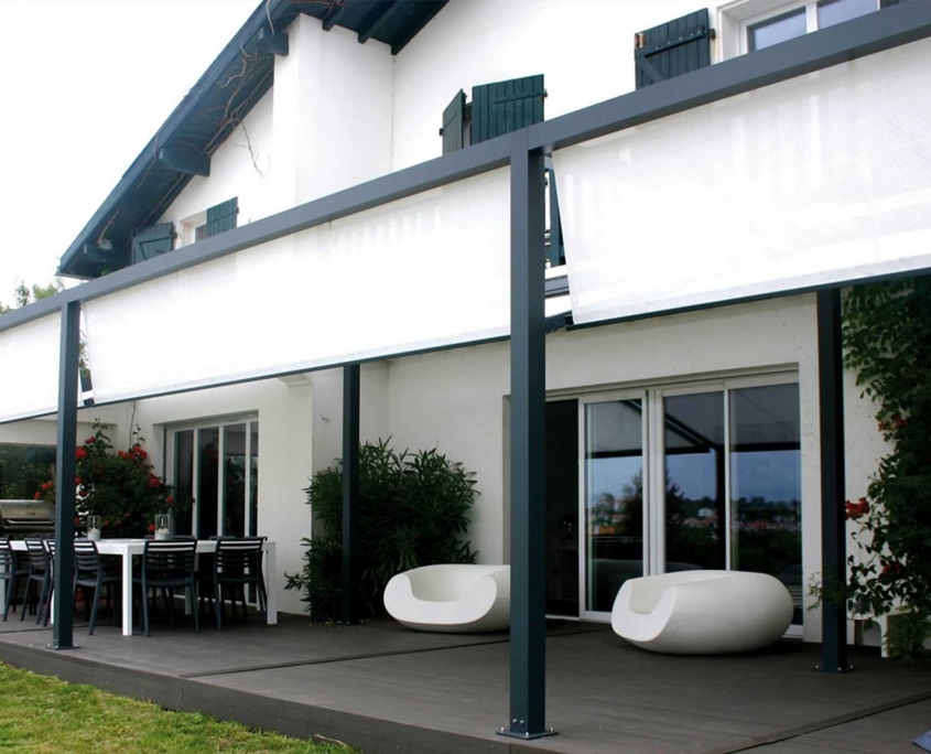 Karaburun Tente Pergola, Zip Perde