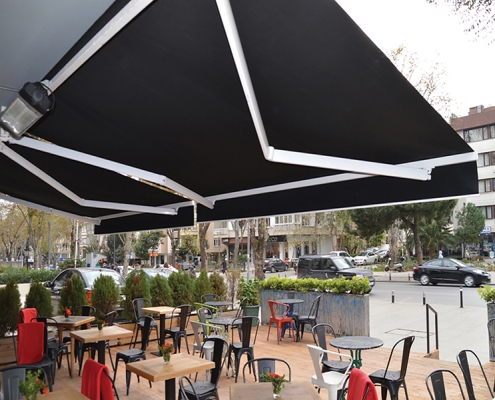 Karaburun Tente Pergola, Mafsallı Tente Modeli 1