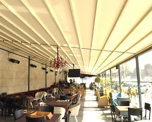 Karaburun Tente Pergola, Otomatik Tente Pergola Modeli 1