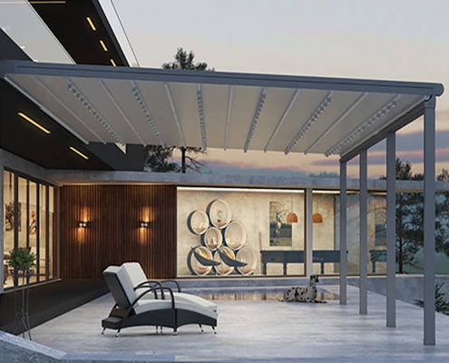 Karaburun Tente Pergola, Otomatik Tente Pergola Modeli 3