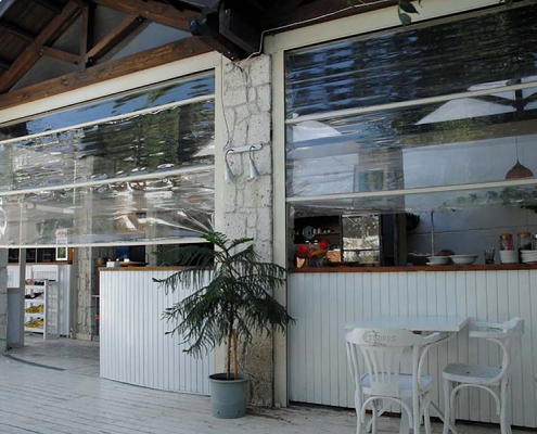 Karaburun Tente Pergola, Şeffaf Stor Modeli 3