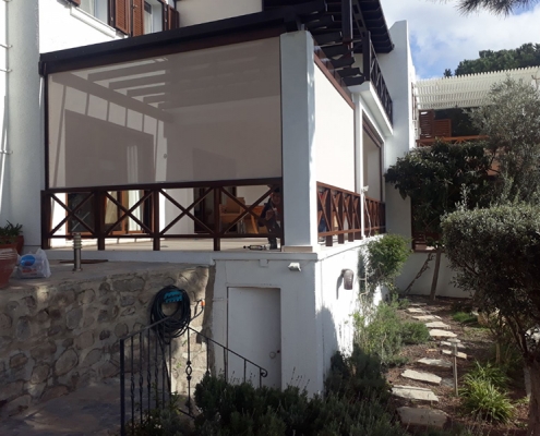 Karaburun Tente Pergola, Zip Perde Model 4