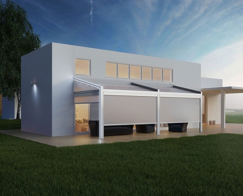 Karaburun Tente Pergola, Zip Perde Model 5